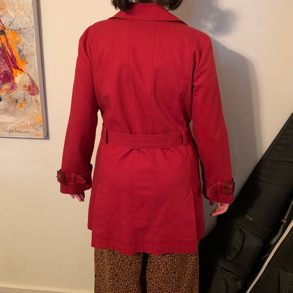 Perfect Condition Talbots Red Belted “Stretch” Tr… - image 2